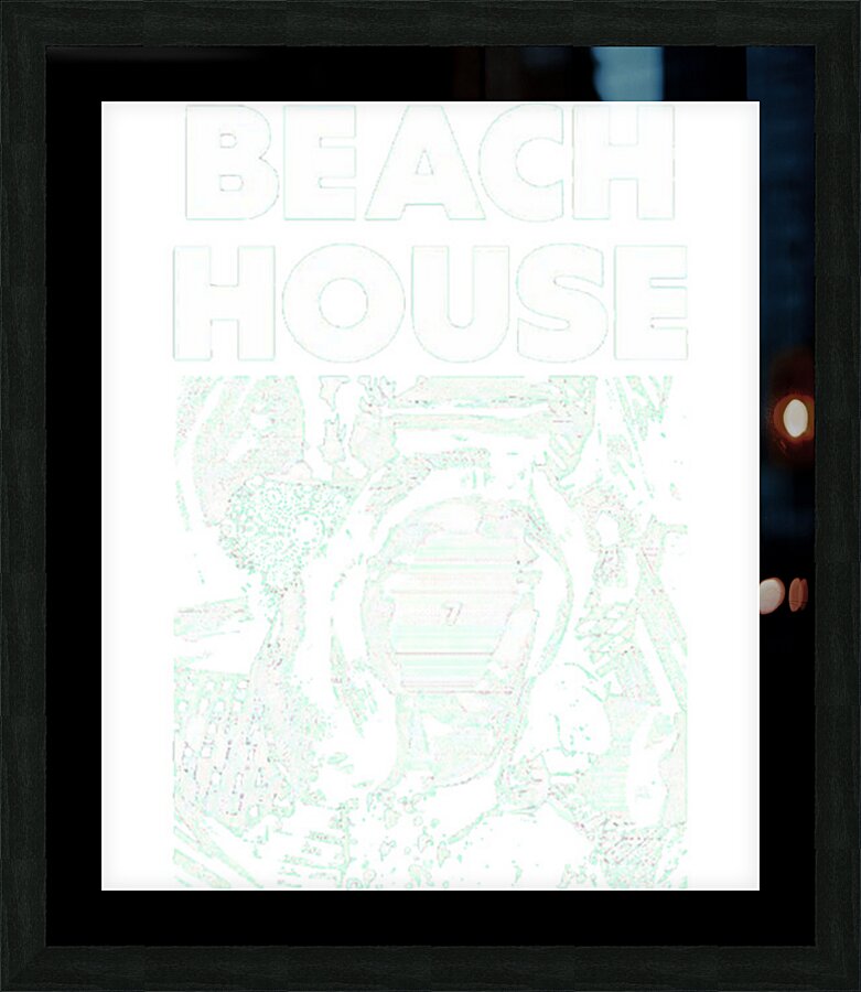 Beach House 14 Picture Frame print