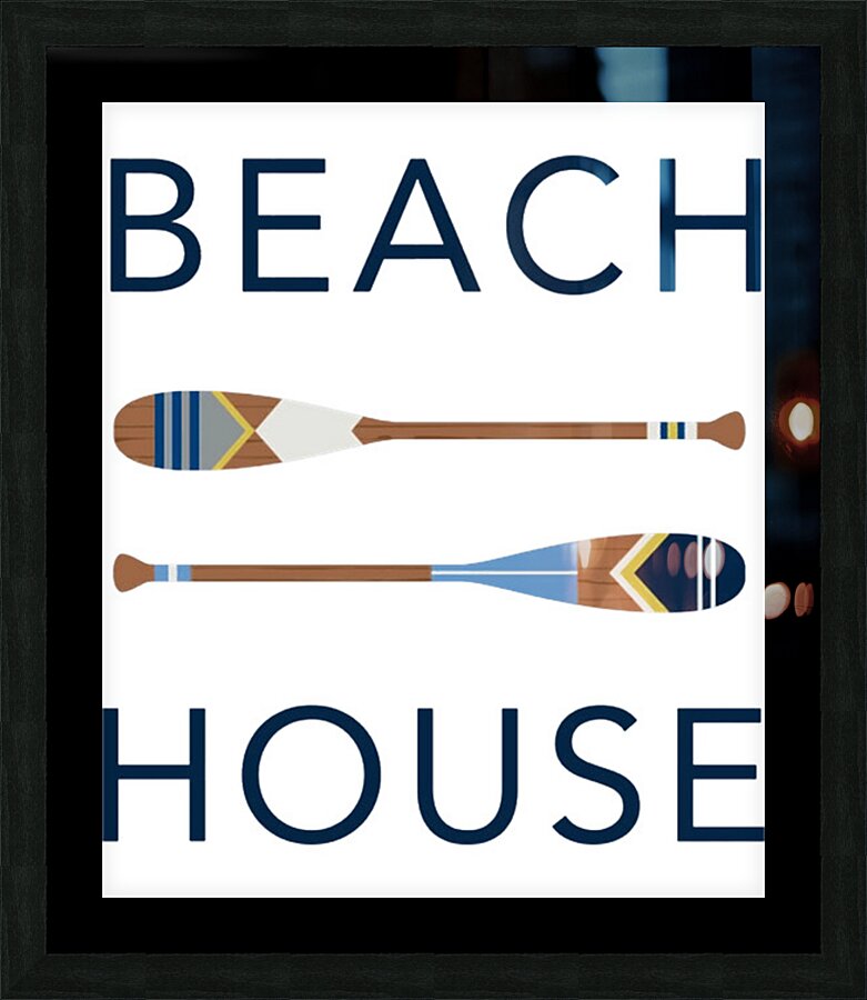 Beach House 39 Picture Frame print