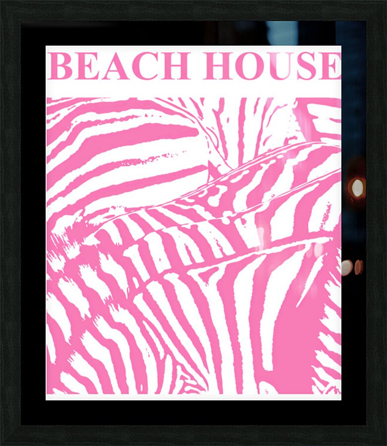 Beach House 41 Picture Frame print