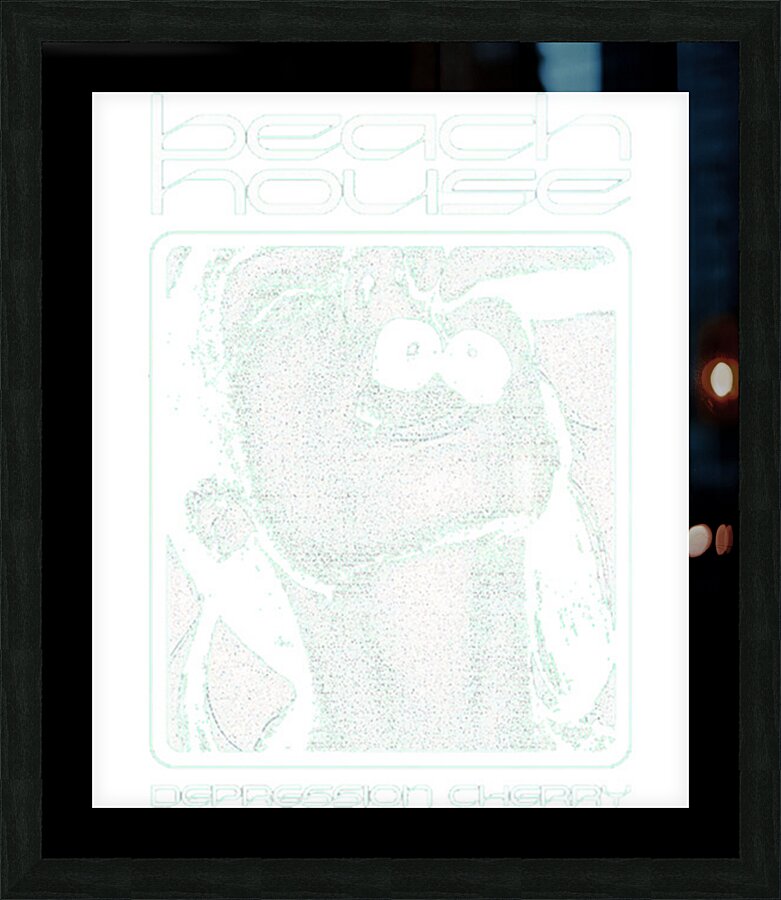 Beach House 43 Picture Frame print