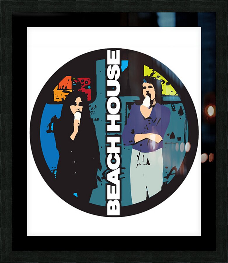 Beach House 47 Picture Frame print