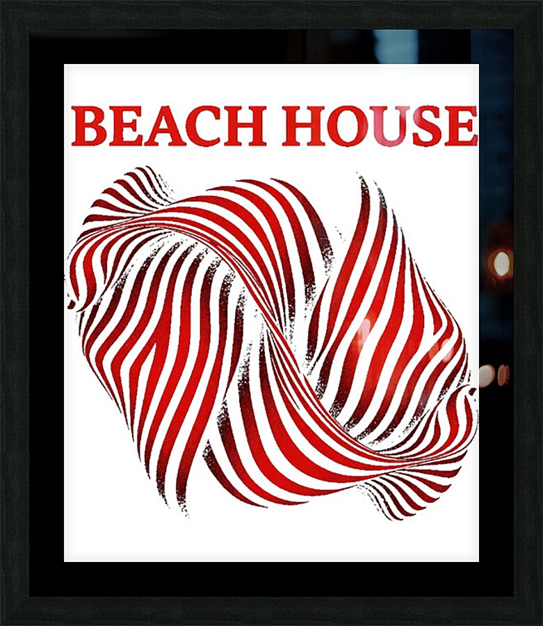 Beach House 5 Picture Frame print