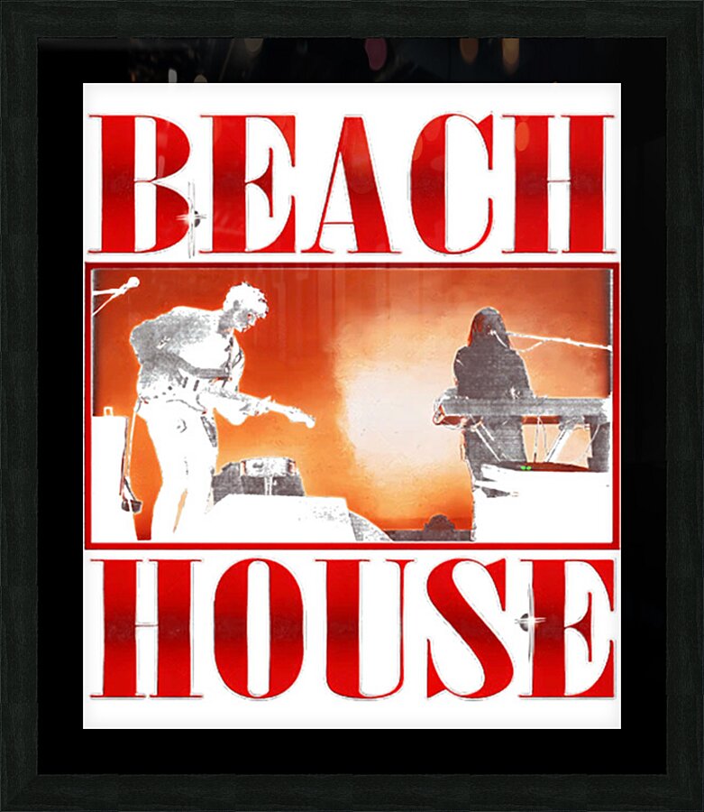 Beach House 6 Picture Frame print