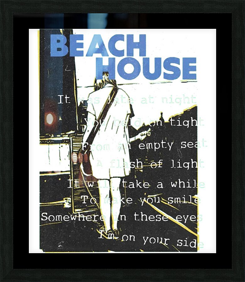 Beach House 14 Picture Frame print