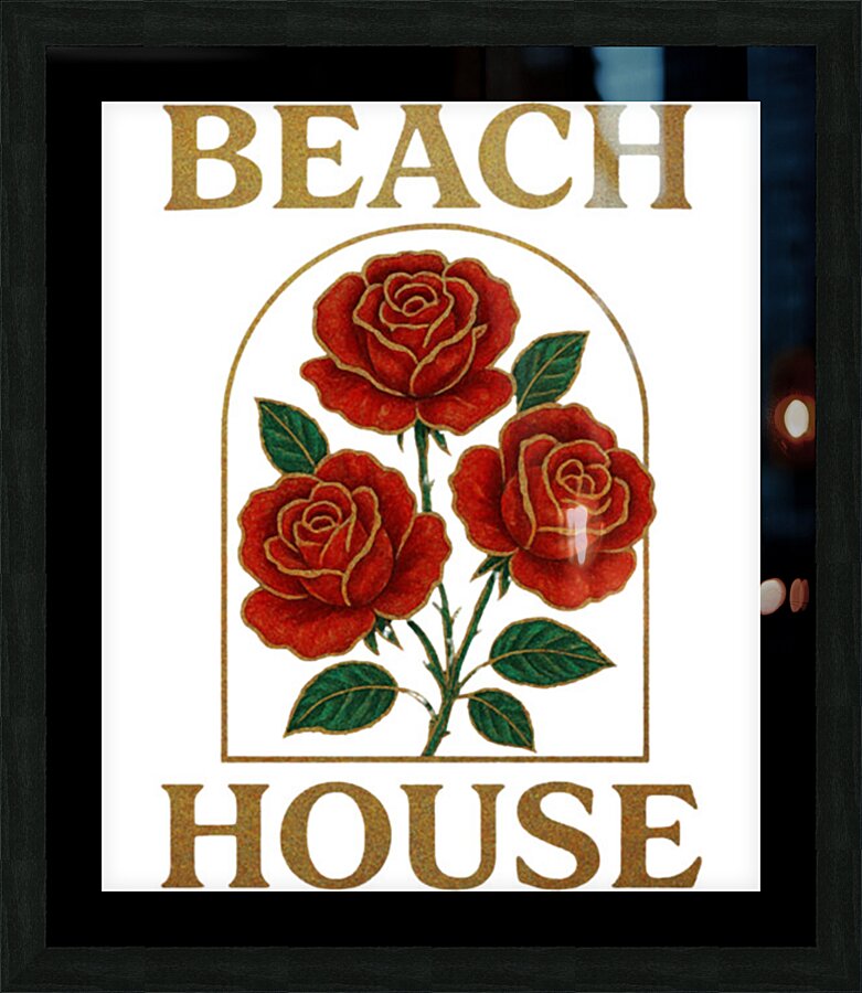 Beach House 15 Picture Frame print