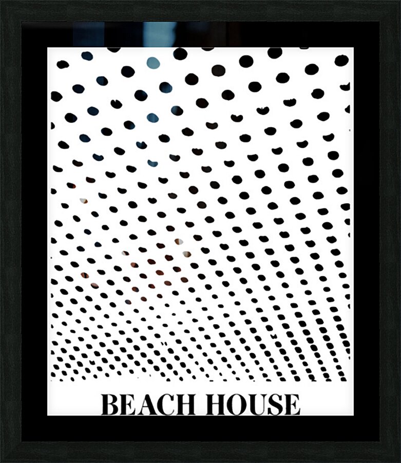 Beach House 16 Picture Frame print