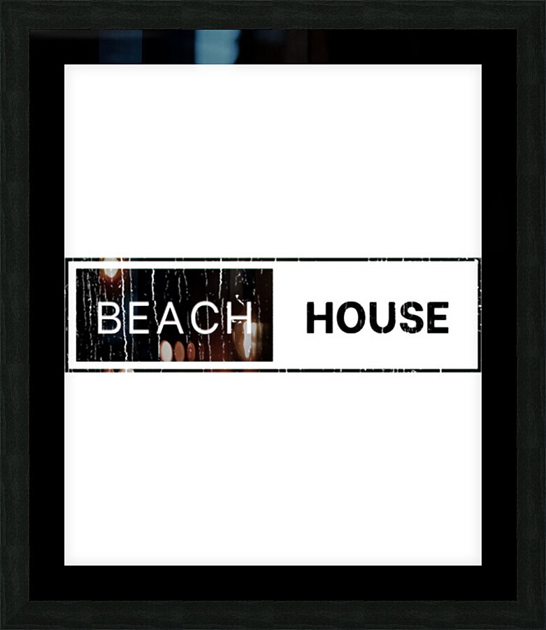 Beach House 21 Picture Frame print