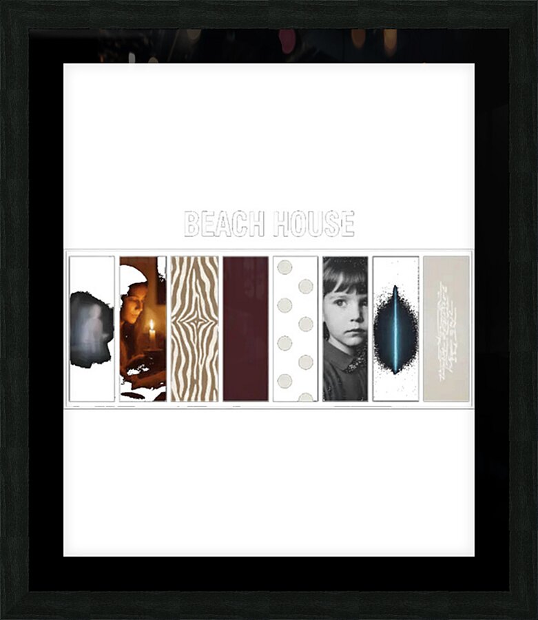 Beach House 25 Picture Frame print