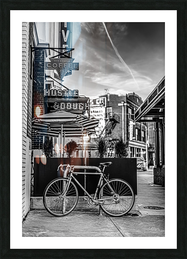 Hustle and Dough Picture Frame print