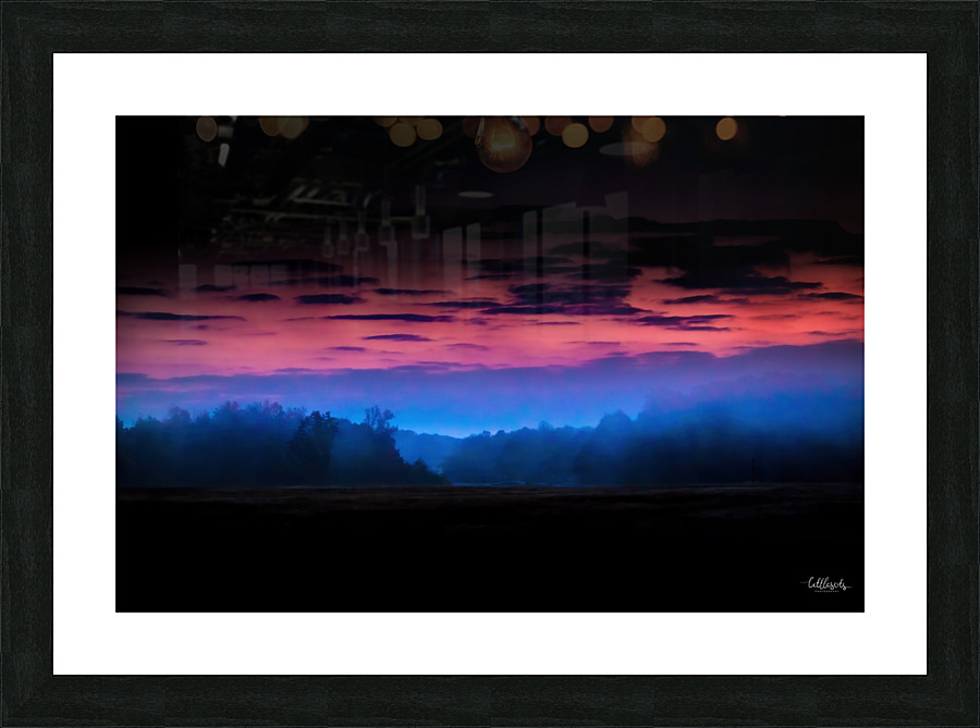 Dark meets Light Picture Frame print