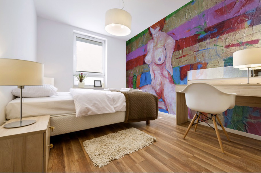 Orange Crush Mural print