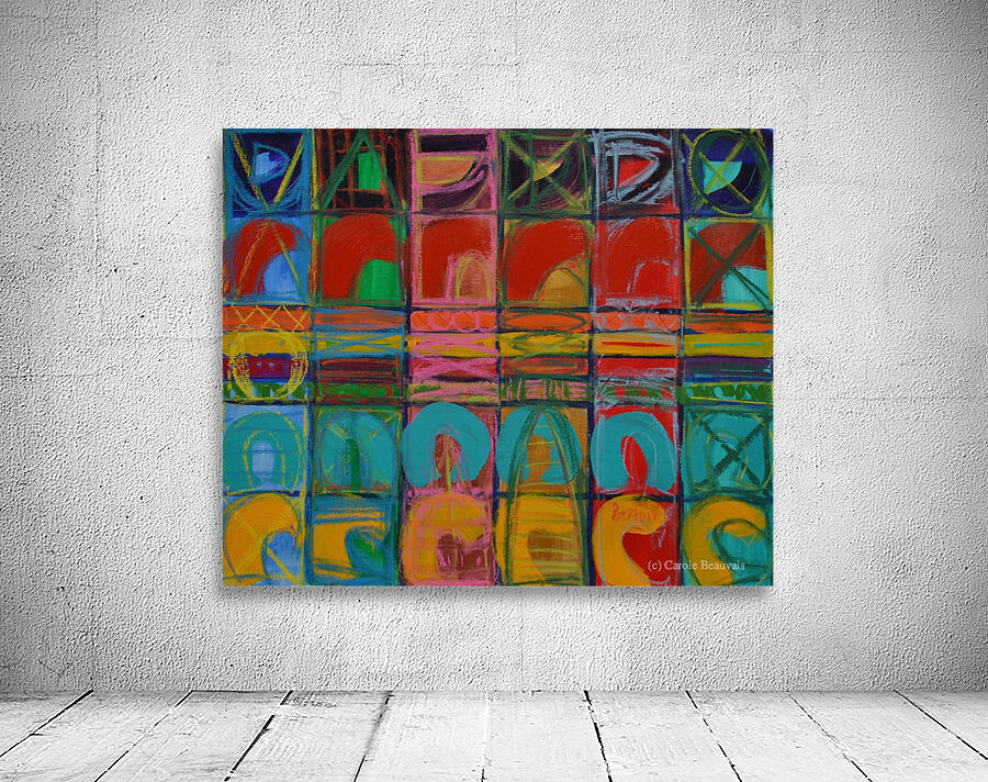Rainbow Macaroni Wall Preview