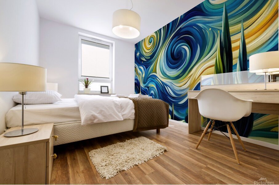 Starry Serenade Mural print