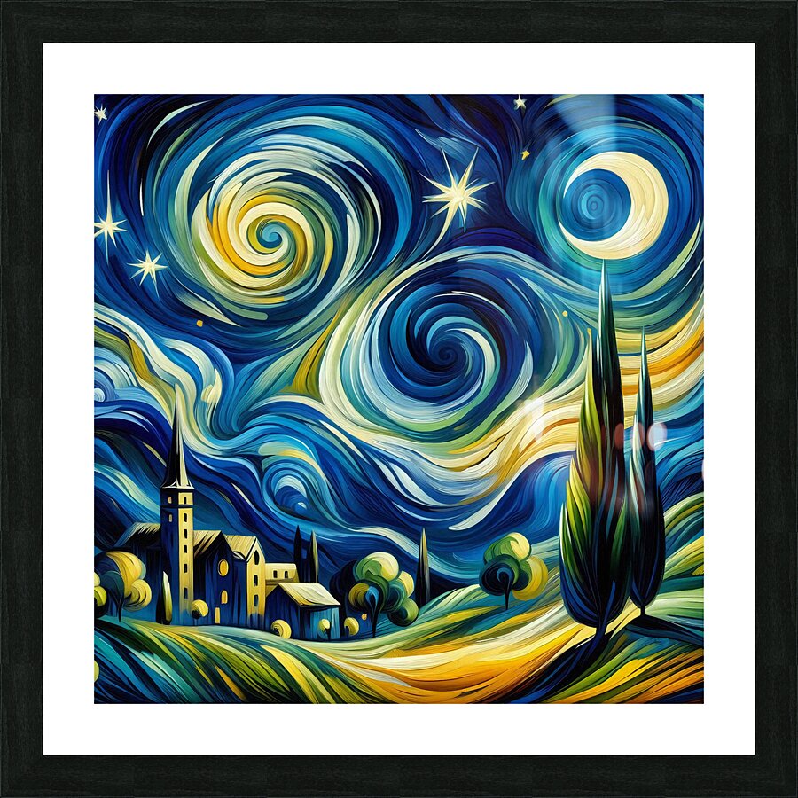 Starry Serenade Picture Frame print
