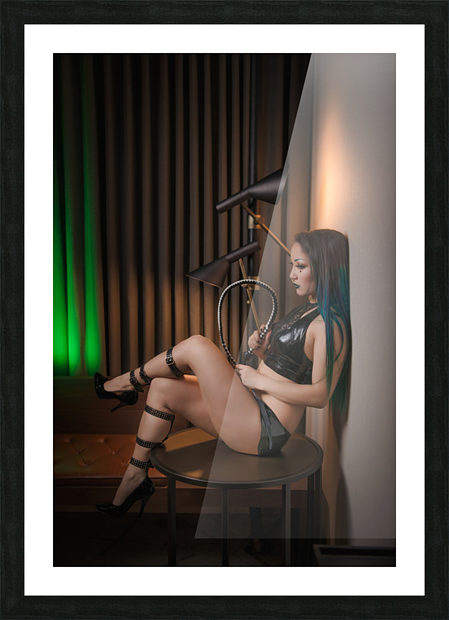 Miss Xi - Pensive Picture Frame print