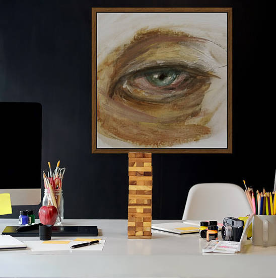 yeux blues Reproduction