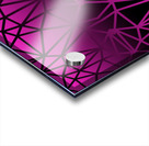 Polygon Purple Acrylic print
