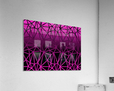 Polygon Purple Acrylic Print