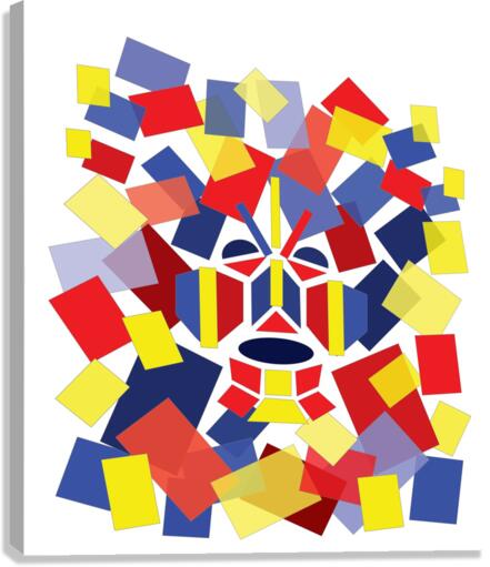 Abstract native Canvas Print