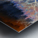 Behind the shadows Metal print