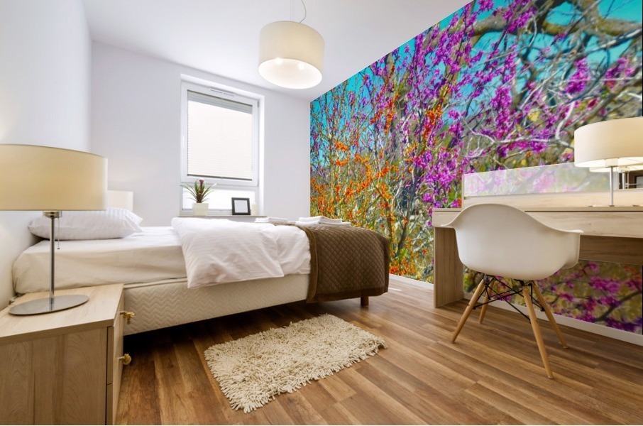 Spring and Autumn Mural print