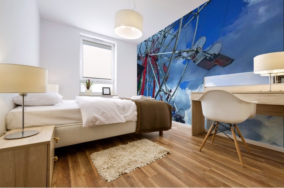 Ferris wheel Mural print