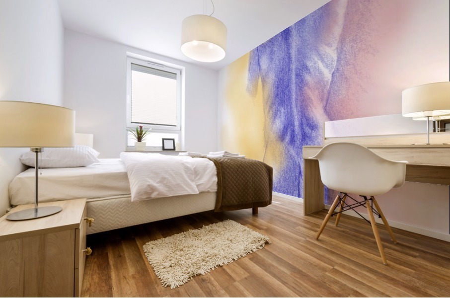 Male nude Mural print