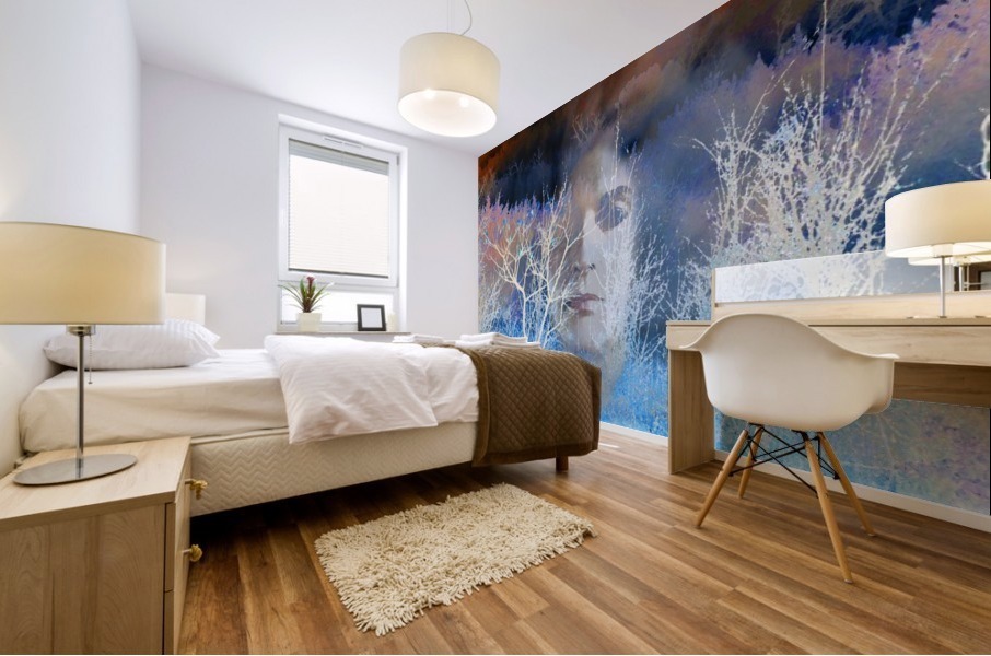 Behind the shadows Mural print