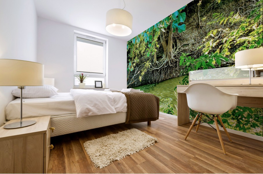 River roots Mural print