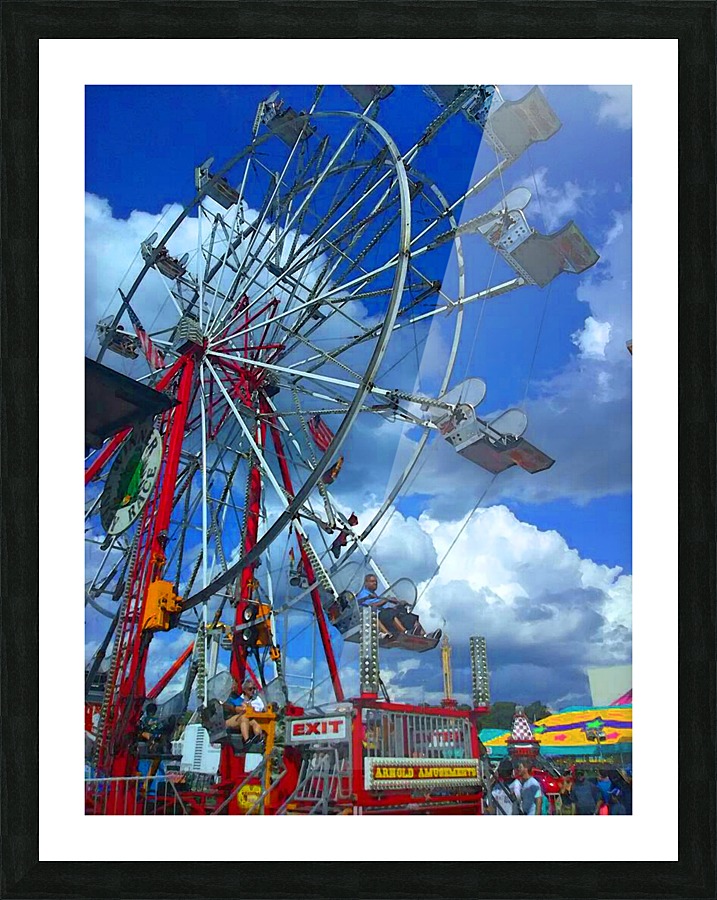 Ferris wheel Picture Frame print