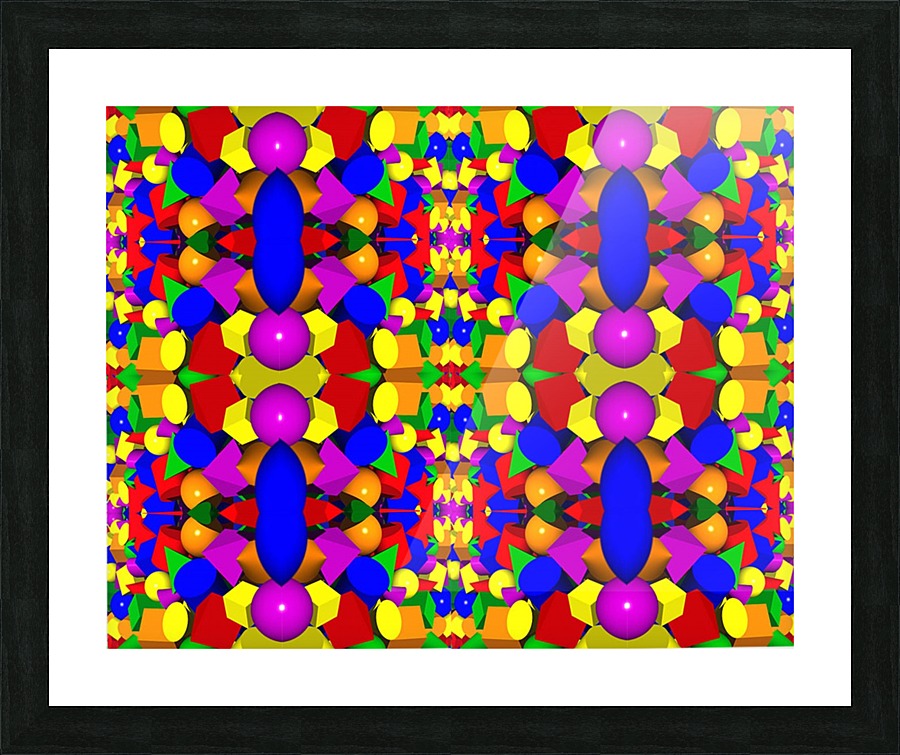 Kaleidescope Picture Frame print