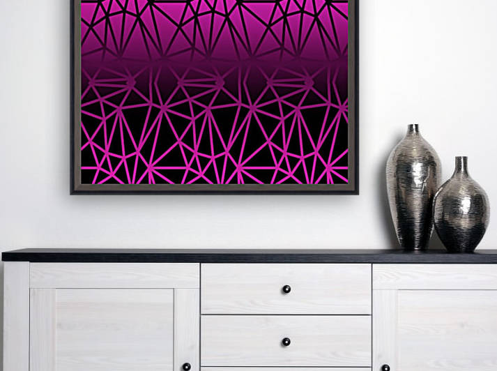 Polygon Purple by Ann Ciarico