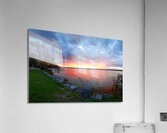 Ontario Beach Sunset E Acrylic Print