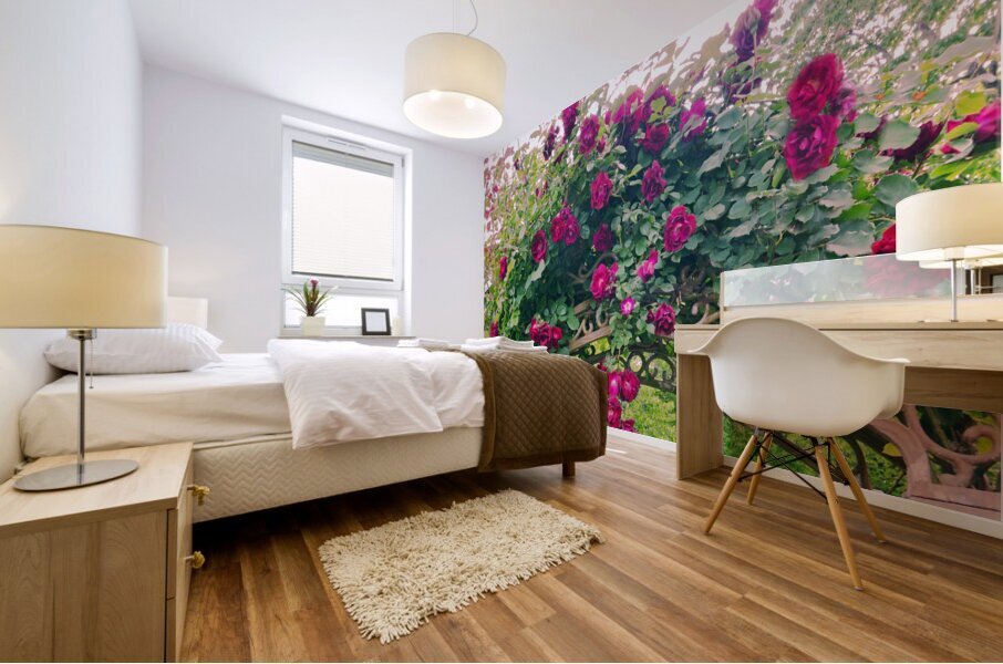 Summer Rose Arbor edit 4 Original size Mural print