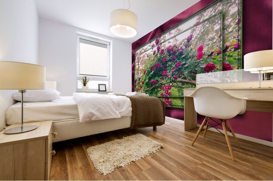 Summer Rose Arbor 3  Mural print