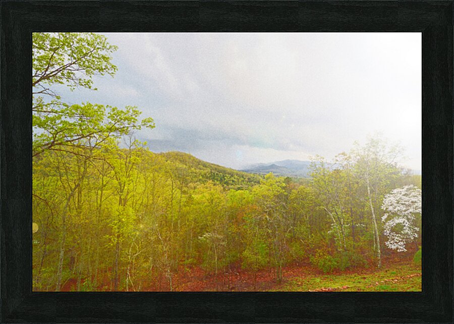 March Mountains OS Picture Frame print
