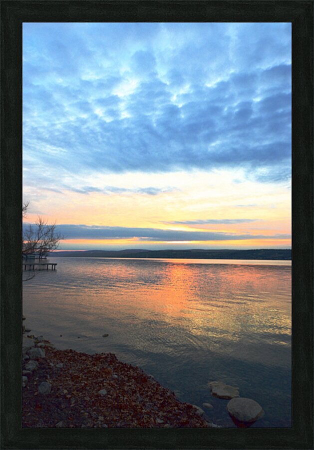 Ontario Beach 2E  Picture Frame print