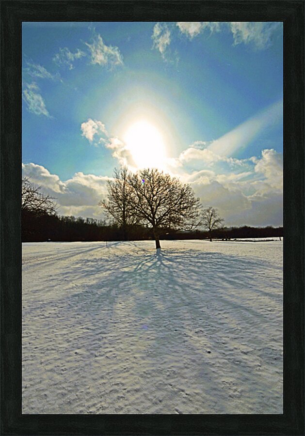 Shadow and Snow OS Picture Frame print