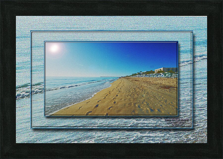 Lake Worth Beach DF Picture Frame print