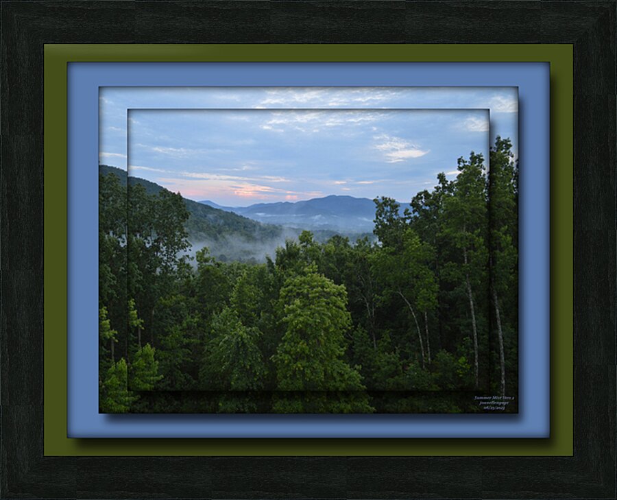 Summer Mist  Ver 2  Picture Frame print