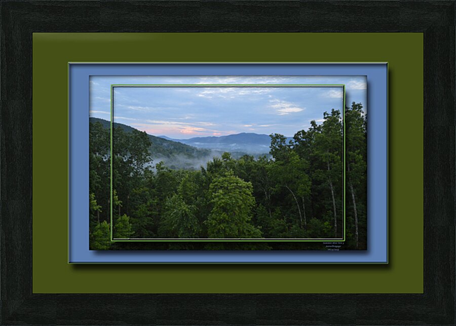 Summer Mist Ver 3 Picture Frame print