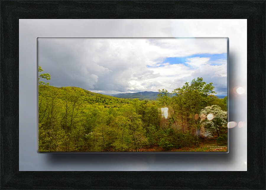 Spring Storm Approaches  Picture Frame print