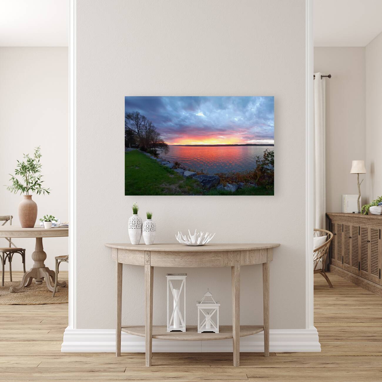 Ontario Beach Sunset E Reproduction