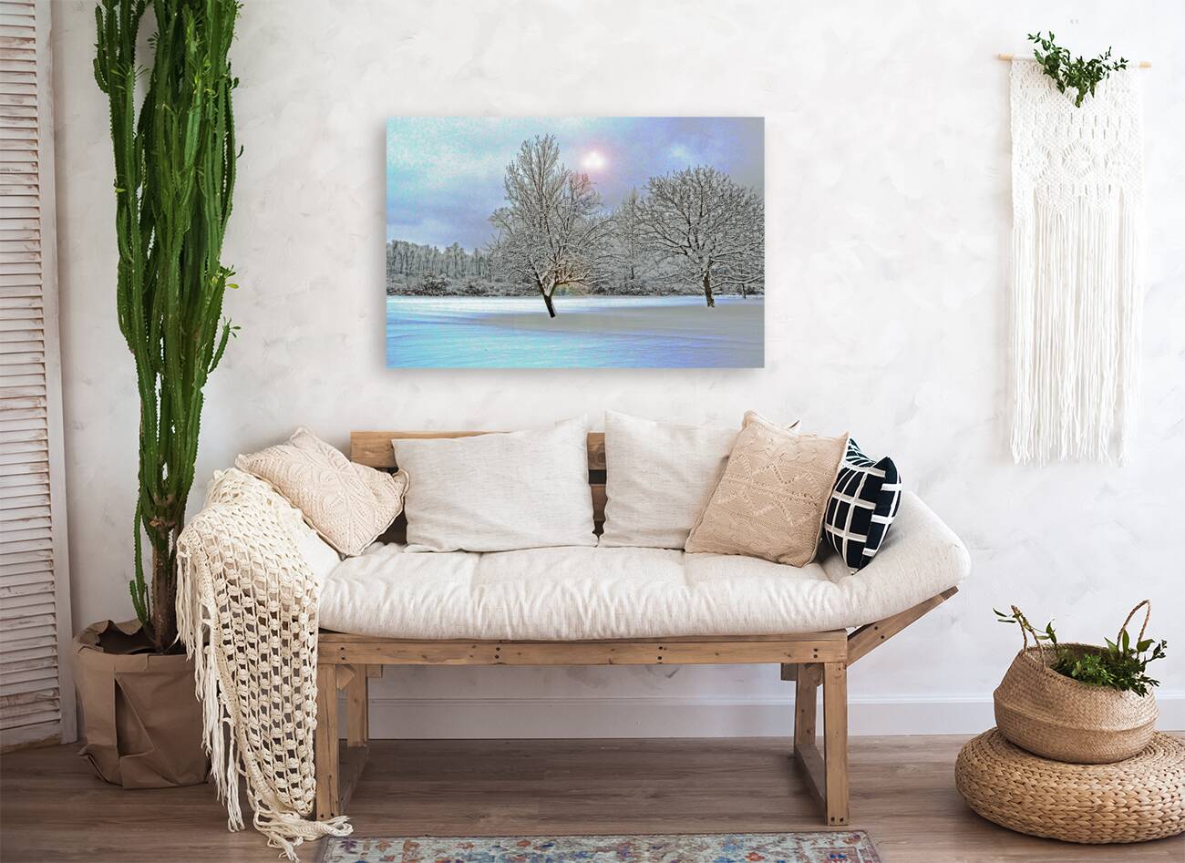 Two Winter Trees Version 2 OS Reproduction