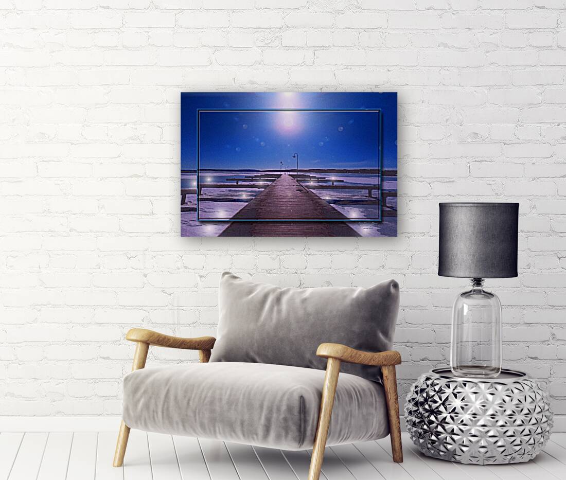 Pier Blues Bluer  Reproduction