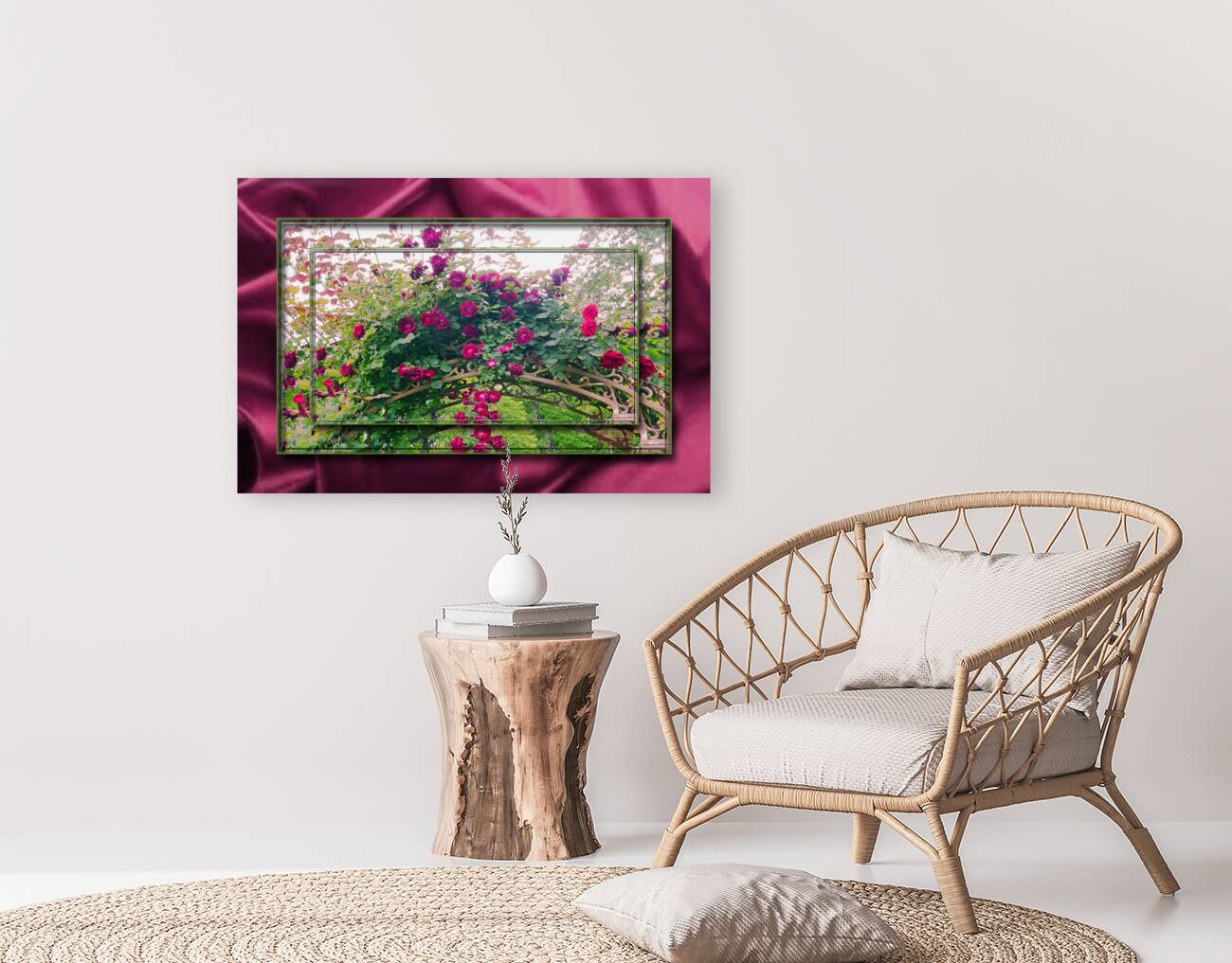 Summer Rose Arbor 3  Reproduction