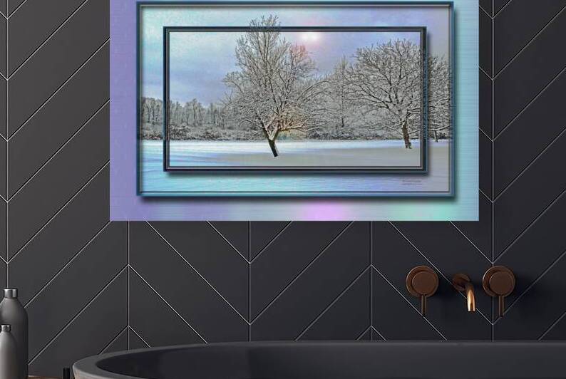 Two Winter Trees Version 2 DF Reproduction