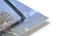 Two Winter Trees Version 2  HD Metal print