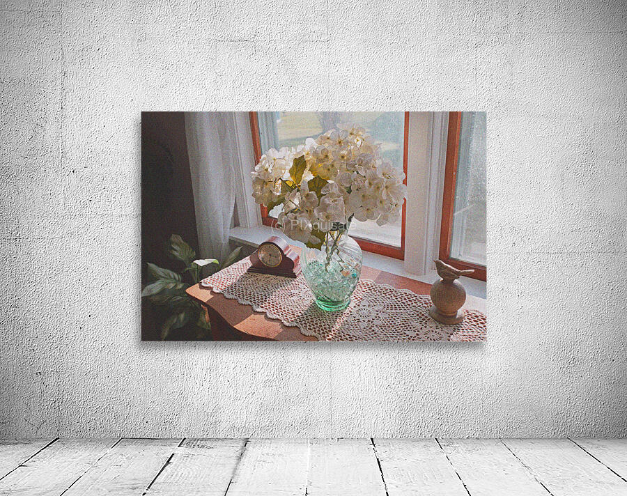 Hydrangea in Window Ver 2 OS Wall Preview