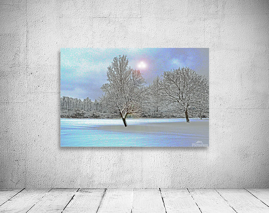 Two Winter Trees Version 2 OS Wall Preview